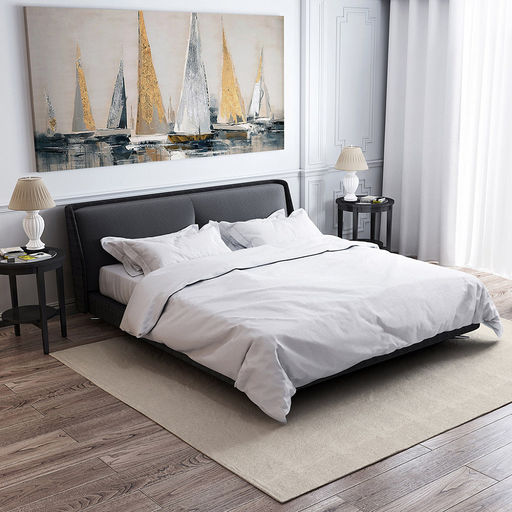 Простыня Евростандарт "Облако" 220х240см, сатин 135г/м2, хлопок 100%, упаковка "классическая" ПВХ 28х41см, "Домашняя мода" (Россия)