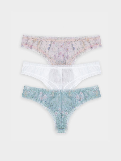 Трусы бразилиана женские в наборе, 3 шт - Mark formelle фото 10