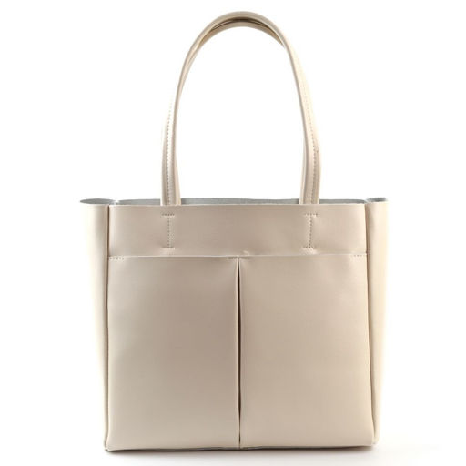 Женская кожаная сумка 8711-220 Беж - Cidirro фото 2