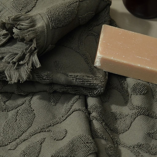 Полотенце махровое SL HOME: Boho «Олива» 90×150 см, 100% хлопок, 520 г/м²