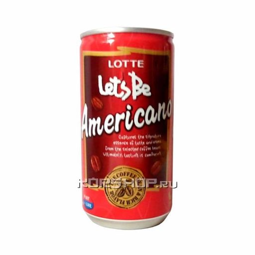 Кофейный напиток Летс Би Американо (Lets Be Americano), Лотте 240 мл