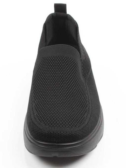 05-TEX-D03-07 BLACK Полуботинки спортивные летние мужские (текстиль)