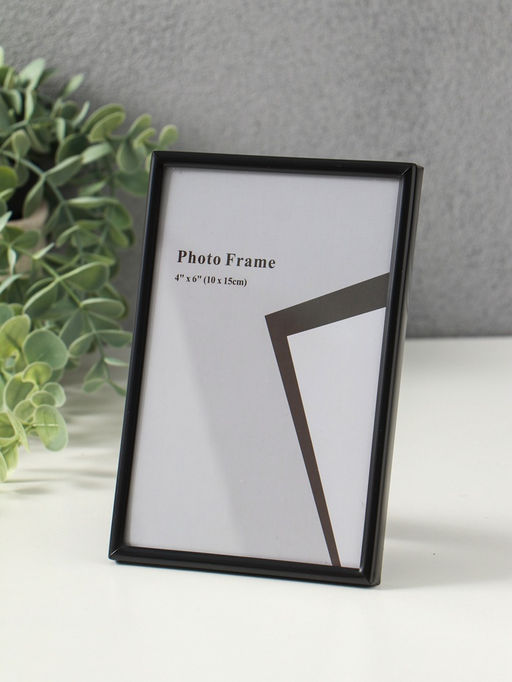 Фоторамка для фото 10×15 см «Классик», чёрная, металл, 1.5×10.5×16 см