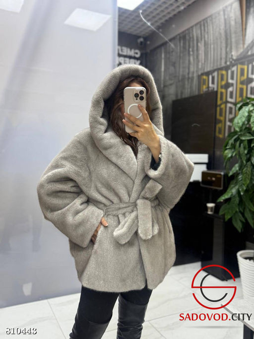 Шуба женская из эко меха - Bruno фото 3