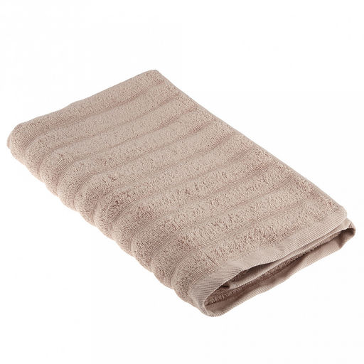 Полотенце махровое "Шелковый путь" 70х140см, хлопок 100%, бежевый (Китай)