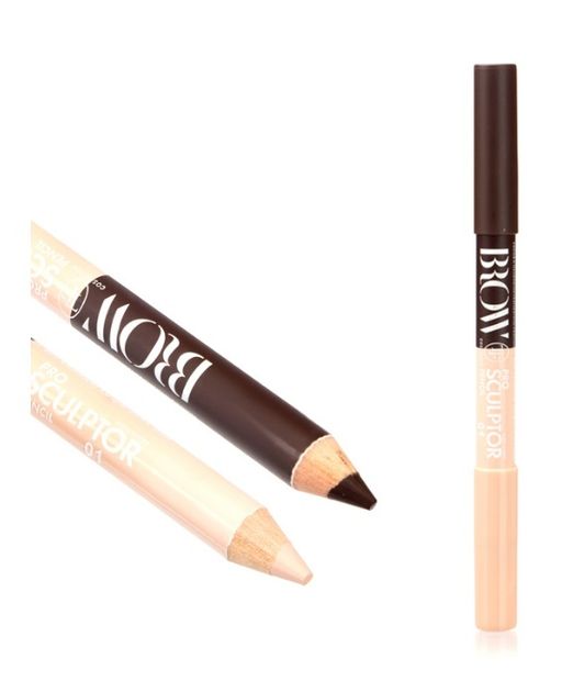 TF Карандаш для бровей двусторонний тон 01 темно-коричневый CW213 BROW PRO SCULPTOR PENCIL