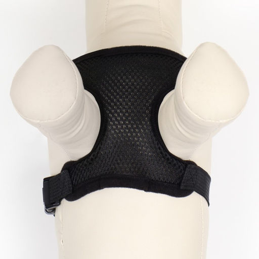 Шлейка мягкая из неопрена, размер L, ОШ 39 см, ОГ 36-46 см, чёрная - Пижон фото 5