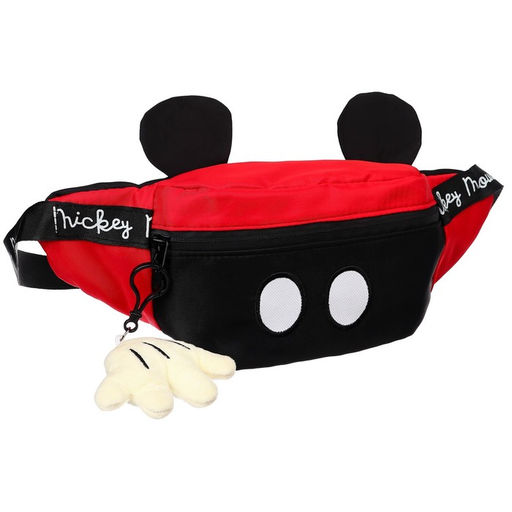 Сумка поясная детская с ушками, 20×16×5 см, Микки Маус
