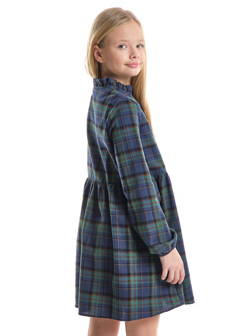 Платье для девочки нарядное детское праздничное UD 8077 красная клетка - Mini maxi фото 9