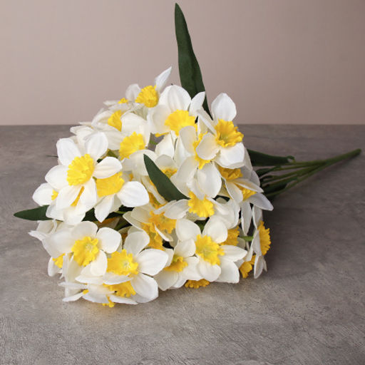 Цветок искусственный Нарцисс букет 49 см / LZQ-5 /уп 2/240/ - Галеонтрейд фото 2