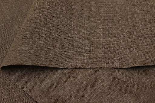 Крапива Рами (Ramie) цв.Кофейный-2, ш.1.35м, крапива-100%, 240гр/м.кв - Купава фото 3