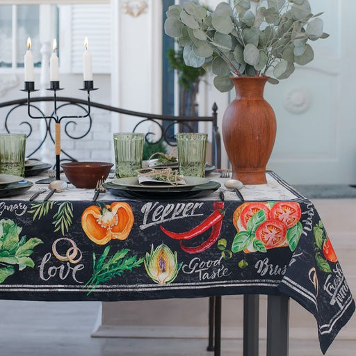 Скатерть Этель Delicious Fresh 149х220см, 100% хлопок, саржа 190 г/м2  фото 7