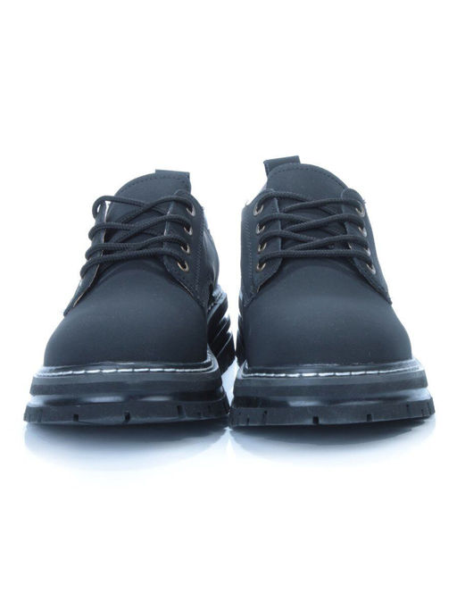 03-P8204-2 BLACK Полуботинки женские (натуральная кожа, нубук) - No name фото 12