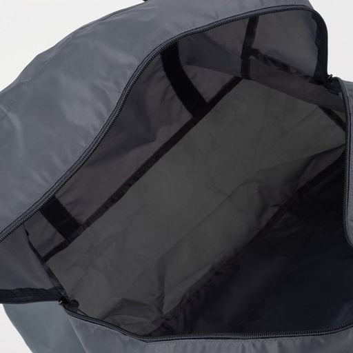 Сумка дорожная на молнии, складная в косметичку, наружный карман, цвет серый/розовый - Simaland фото 5