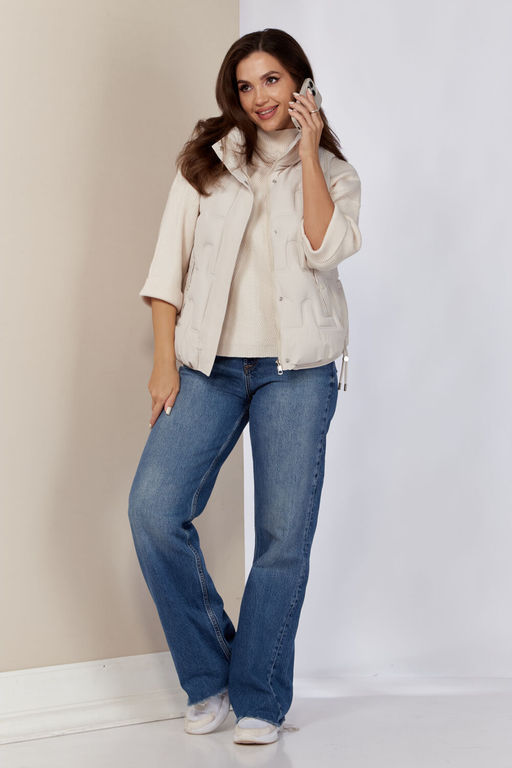 Жилет SHETTI 2152 молочный