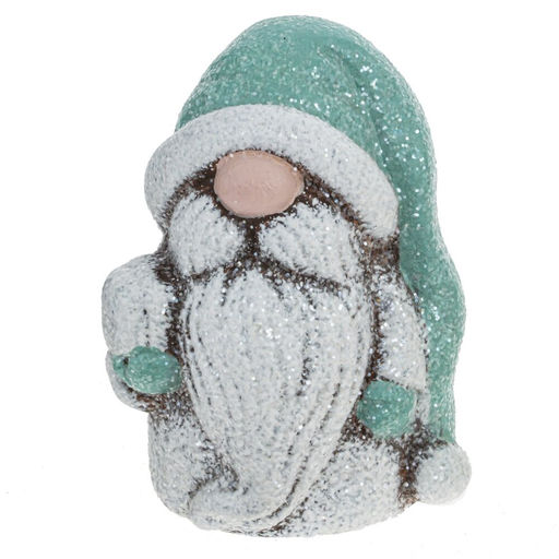 Фигурка декоративная "Снеговик" / "Дед Мороз" (блок 24шт), L4 W3 H7 см, 4в.