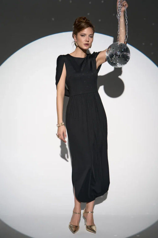 Платье Грация (черный) - Эльза фото 16