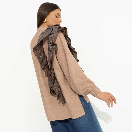 Рубашка дизайнерская Личное достижение (brown) - Charutti фото 5