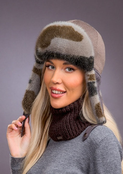 Ушанка хаки милитари