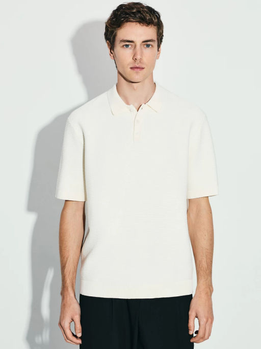 Джемпер поло текстурной вязки / Zarina