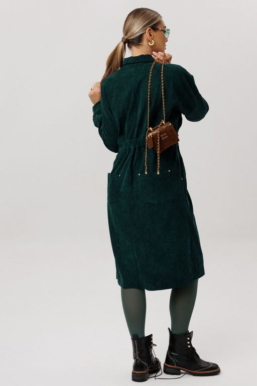 Платье ANELLI 1727 теплый мох фото 3