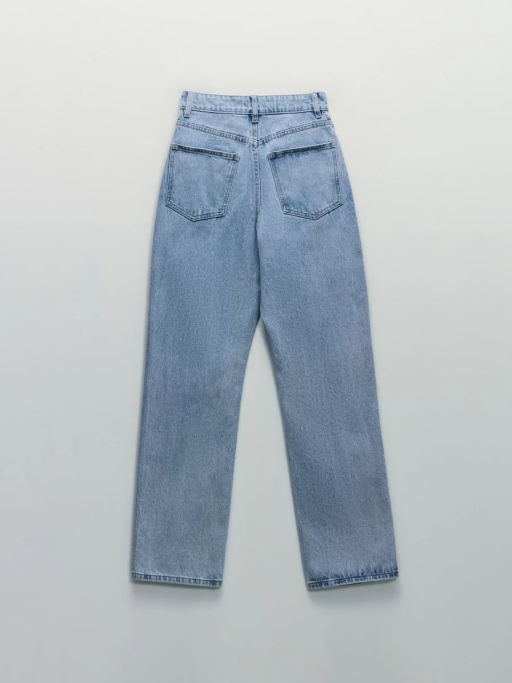 Джинсы straight с высокой посадкой / Zarina  фото 7