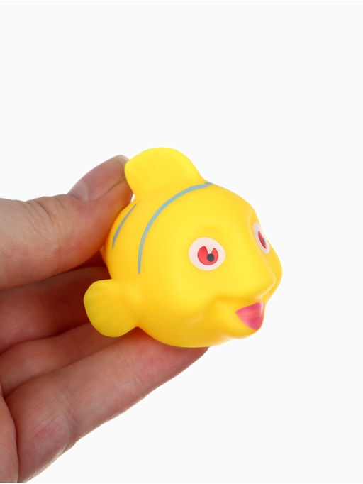 Новогодний набор резиновых игрушек для ванны, 6 шт., с пищалкой, Крошка Я