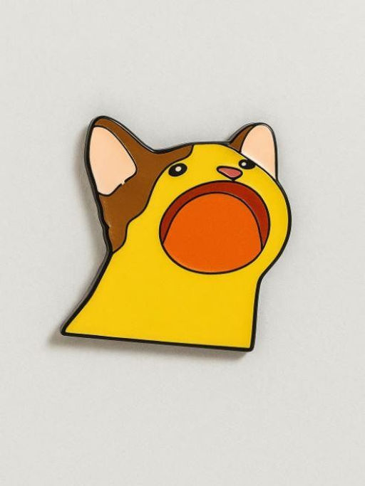 Значок металлический iLikeGift "Meow"