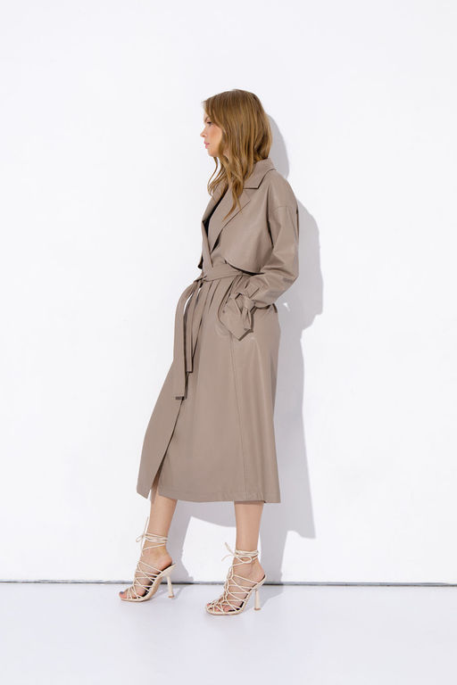 Плащ Pirs 4013 серо-бежевый  фото 6