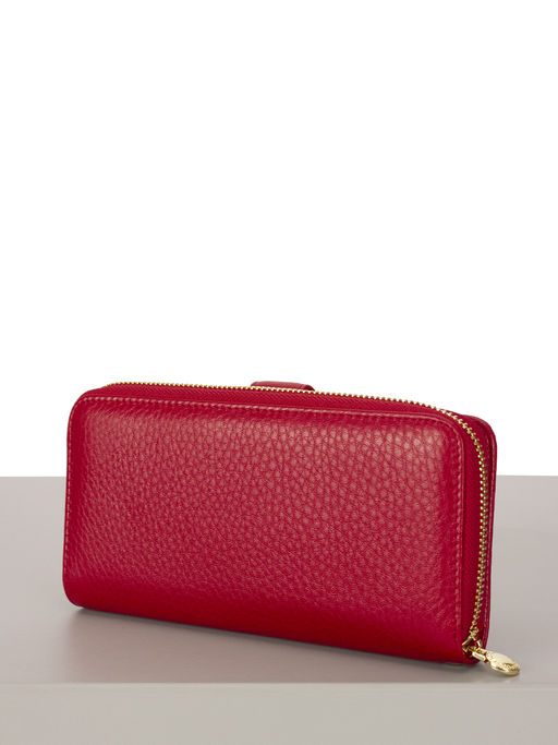 LACCOMA кошелек LA-1155-красный натуральная кожа фото 2