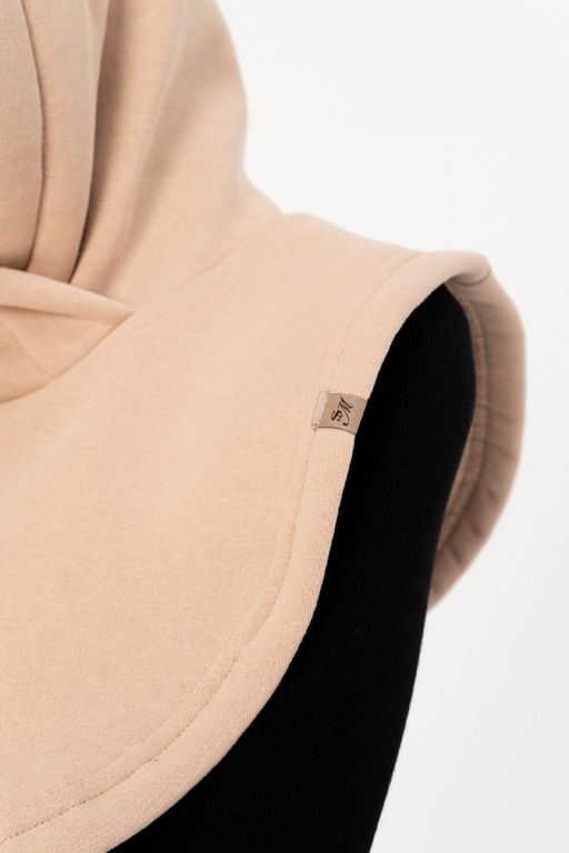 Капор Футер 3-ех нитка начес 333L17 св.бежевый - Solo mio фото 7