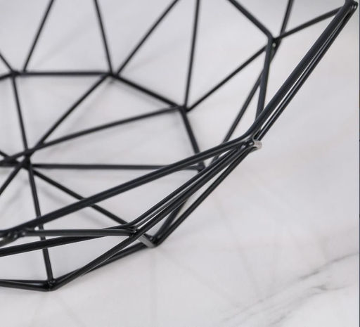 Фруктовница, Ваза для фруктов геометрия 26х26х9см