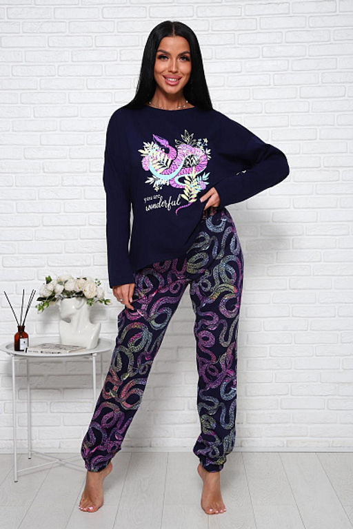 Костюм с брюками (01027. малиновый) - Плиона фото 4