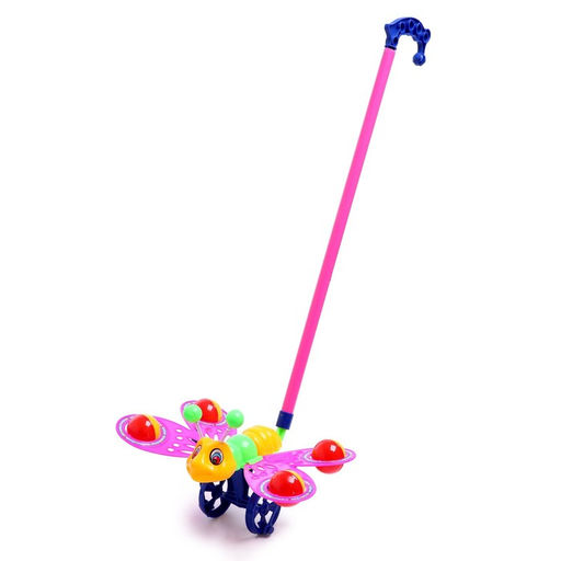 Каталка на палочке Бабочка, цвета МИКС - Simaland фото 6