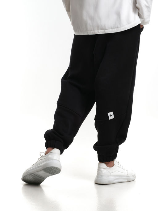 Брюки с шевроном для мальчика штаны спортивные 22-7683 светлый графит - Mini maxi фото 34