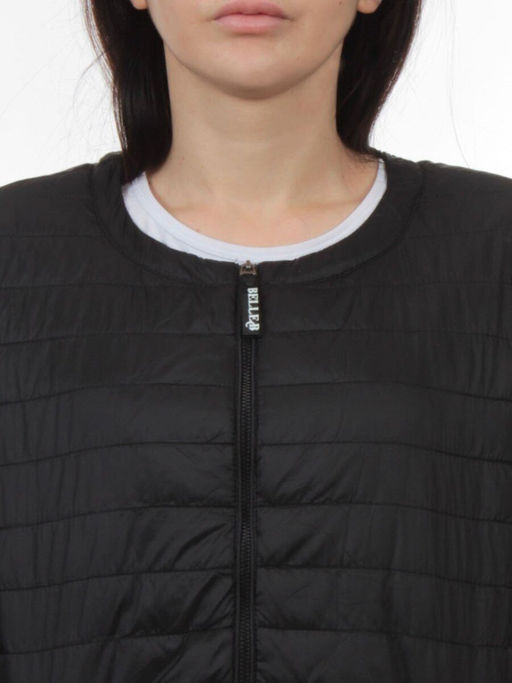 K-528 BLACK Куртка демисезонная стеганая женская (70 гр. холлофайбер) - Fashion фото 4