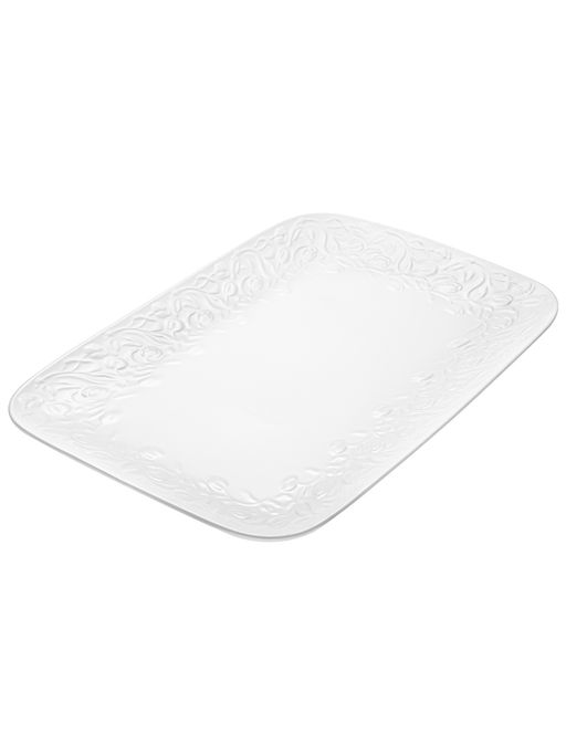 Блюдо прямоугольное 36*23*3 см Тюльпаны большое, фарфор - Elan gallery фото 4