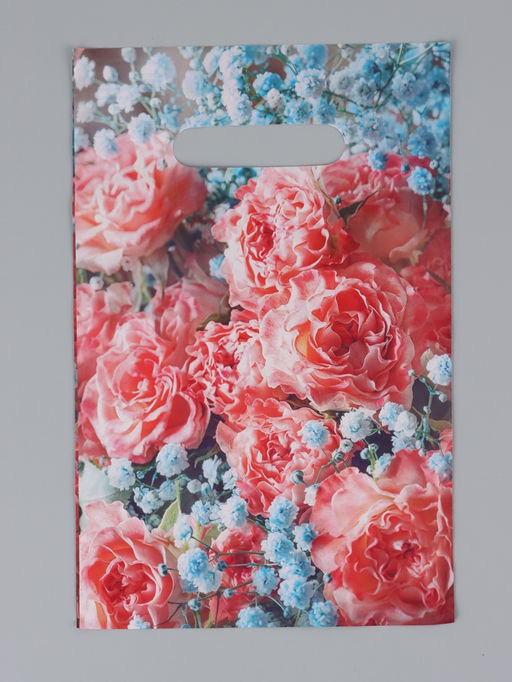 Цена за 100 шт. Пакет "Джульетта", полиэтиленовый с вырубной ручкой, 20 х 30 см, 30 мкм