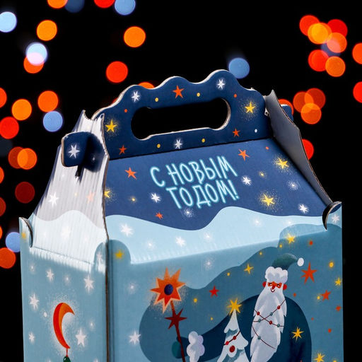 Цена за 5 шт. Подарочная коробка Фантазия в зелёном 17,8 х 10 х 32,5 см - Simaland фото 5