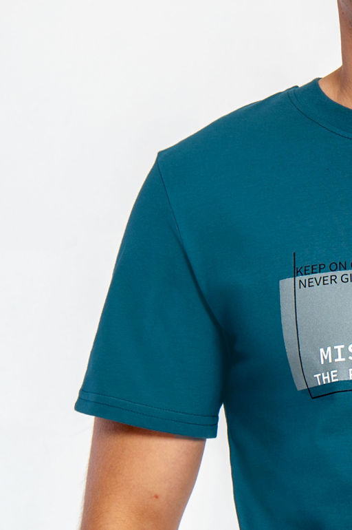 Арт. 61131 Футболка мужская 48-56 (5 шт) Цвет:изумруд - Идеал фото 2