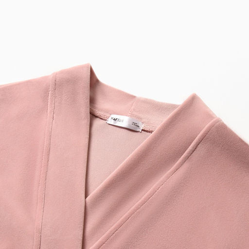 Халат домашний женский KAFTAN Plushy, размер 40-42, розовый
