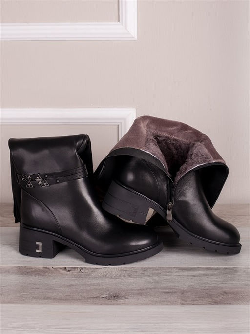 Сапоги женские зима/ Удобные сапоги на меху M1019