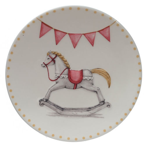 Тарелка "Лошадка", L20 W19,5 H2 см