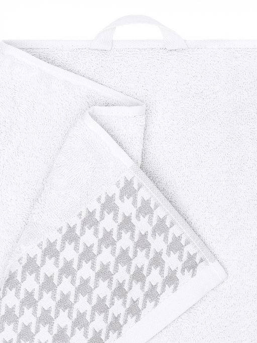 Полотенце для лица 50x90 белый махровая ткань