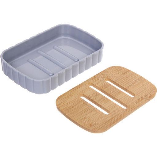 Мыльница Барио серая