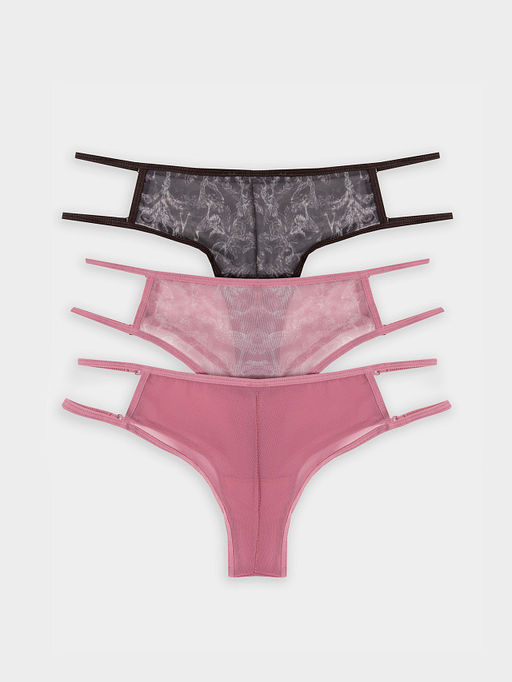 Трусы бразилиана женские в наборе, 3 шт - Mark formelle фото 10
