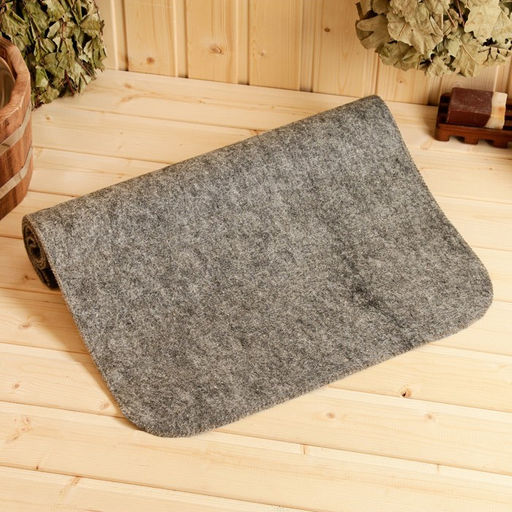 Лежак для бани Классический, войлок, темный, 150х50см - Добропаровъ фото 6