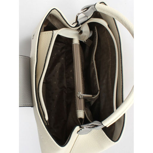 Сумка женская искусственная кожа ADEL-46, 1отд+карм/пер, плечевой ремень, бежевый/серый флотер 259208 - Adelia фото 3