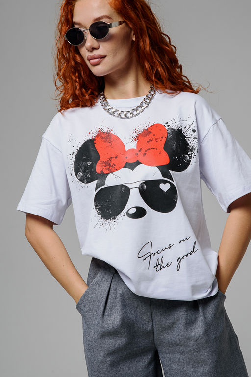 8506/1 Футболка женская оверсайз - Натали фото 213