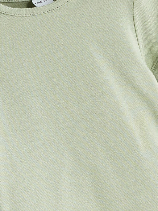 Bisiklet Yaka Basic K?z Bebek Ti??rt ve ?ort 2li Tak?m